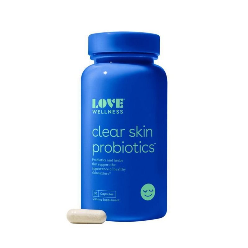 Love Wellness Clear Skin Probiotics for Clear and Healthy Skin - 30ct, 3 of 7