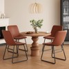 FONTOI Dining Chairs Set of 4, Practical Kitchen Chairs with Upholstered Seat for Kitchen Living Room Apartment Office - 4 of 4