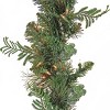 National Tree Company 9' Prelit First Traditions North Conway Artificial Garland with Pinecones Warm White LED Lights - 3 of 4