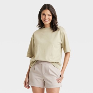 Women's Oversized Short Sleeve T-Shirt - A New Day™ - 1 of 4
