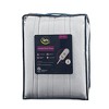 ETL certified 100% polyester Electric Blanket Solid Fleece to Faux-Shearling Heated Blanket - 4 of 4