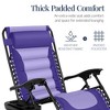 Best Choice Products Oversized Padded Zero Gravity Chair, Folding Outdoor Patio Recliner w/ Side Tray - 4 of 4