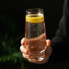 Viski Weighted Stemless Champagne Flutes Glass with Footed Base - Modern Crystal Flute Glasses - 9.5 Oz Set of 2, Clear - 3 of 4