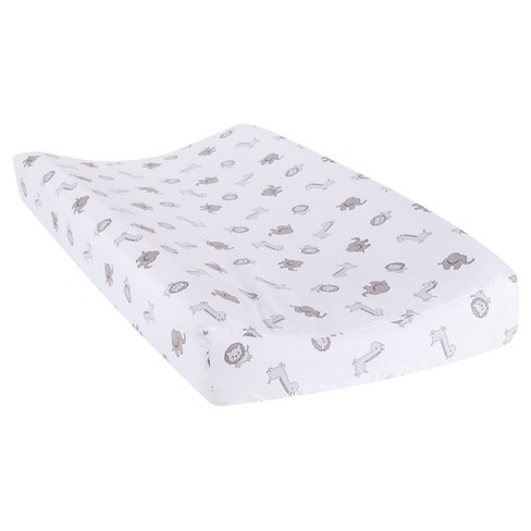 Tender Kisses Giraffe Jungle Safari Contoured Diaper Pad Cover for Diaper Changer Diamond Pattern