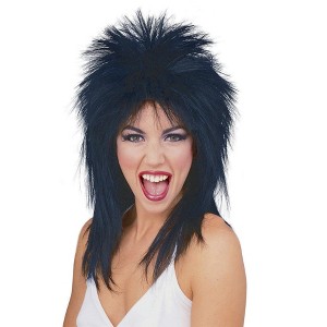 Rubies Adult Superstar Wig- Black - 1 of 1