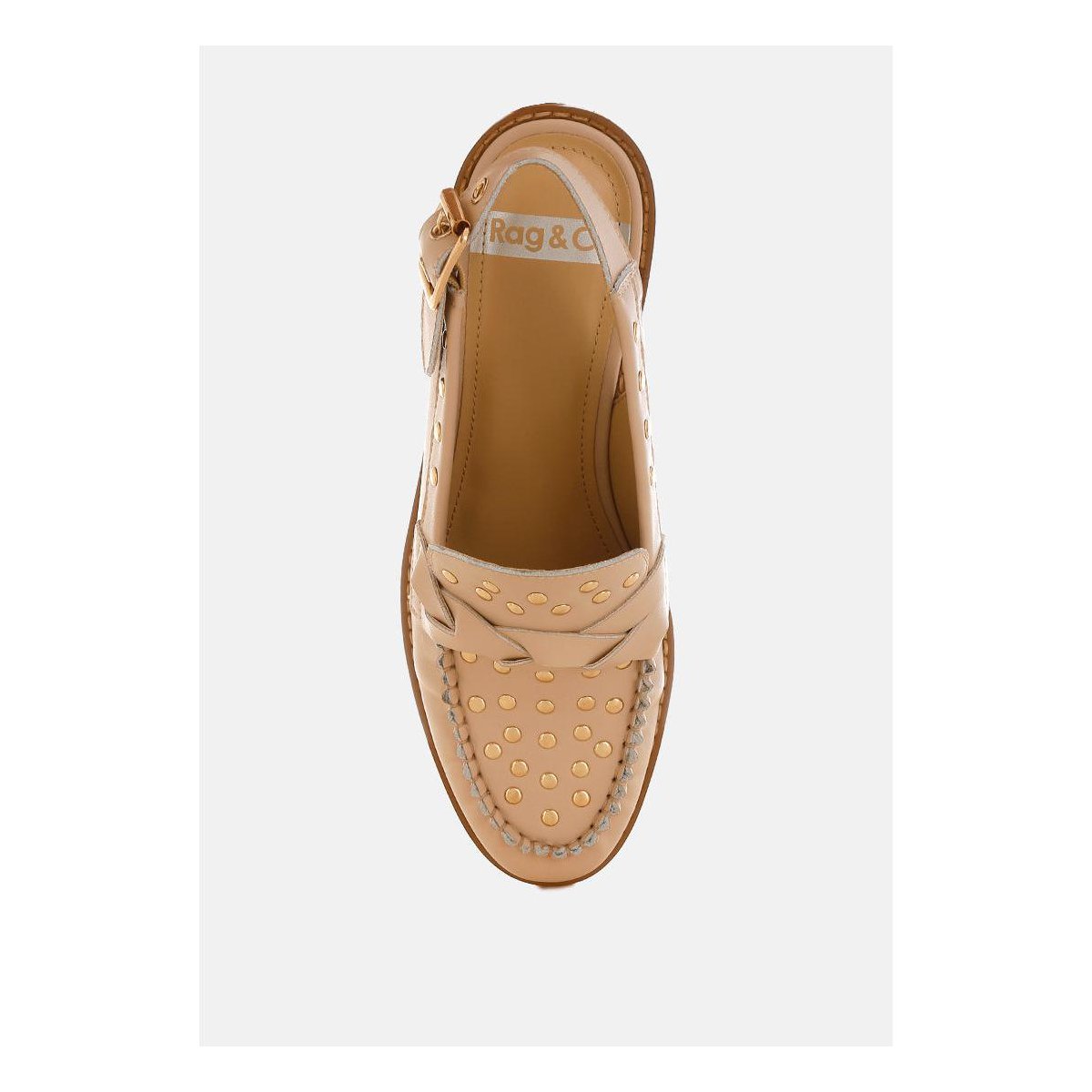 Женские туфли Rag & Co Womens Remykin Braided Penny Strap Loafers 10 — фото 4
