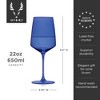 Viski Reserve Nouveau Colored Glasses, Set of 2 - 3 of 4