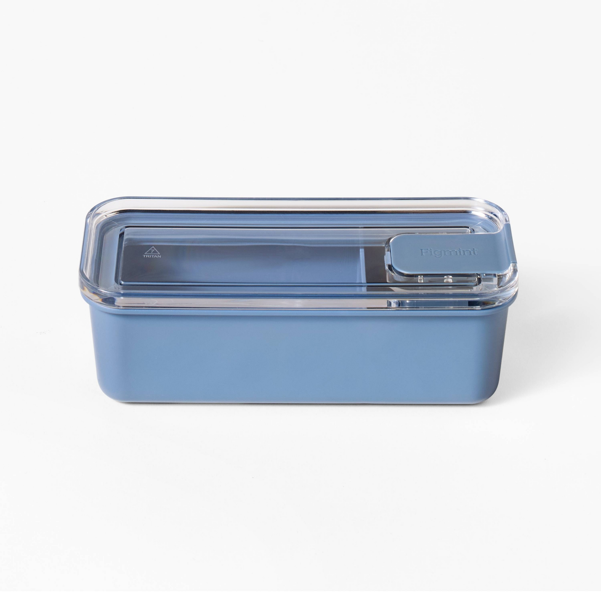 Snack and Dip Food Storage Container Blue - Figmint™