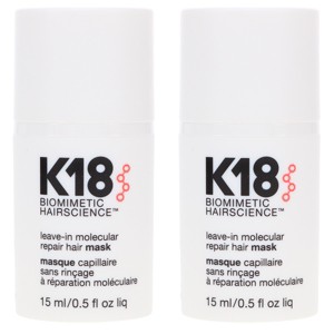K18 Leave-In Molecular Repair Hair Mask 0.5 oz 2 Pack - 1 of 4