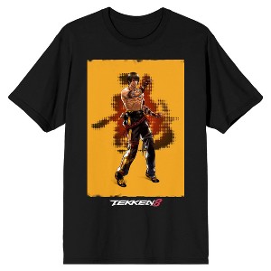 Tekken 8 Marshall Law Crew Neck Short Sleeve Men's Black T-shirt - 1 of 3