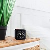 Marathon Mini Non-Ticking Analog Alarm Clock with Auto Back Light And Snooze Function - 3 of 4