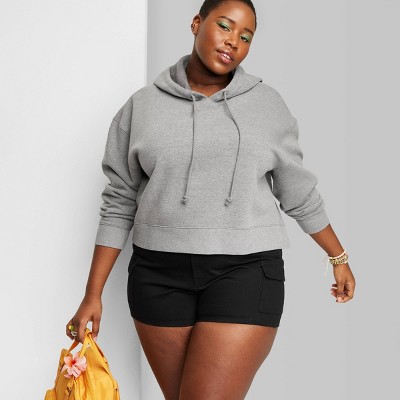 Cropped plus best sale size hoodie