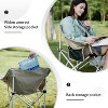 Naturehike Foldable Camping Chair Can bear 110 kg Fishing Chair Portable folding chair With armrest and two pockets - 4 of 4