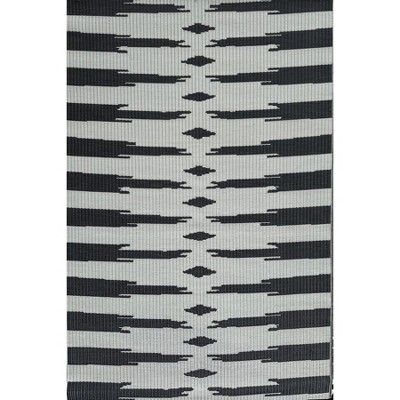 Mad Mats Aztec Black & Off White