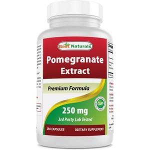 Best Naturals Pomegranate 250 mg 250 Capsules - 1 of 4