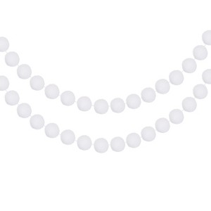 Unique Bargains Party Decoration 24 Felt Balls Hanging Garland 2 Pcs - 1 of 3