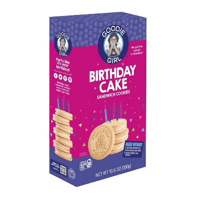 Goodie Girl Gluten Free Birthday Cake Creme Cookies - 10.6oz