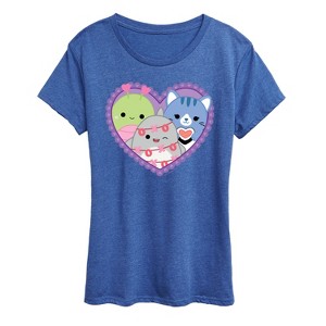 Women's - Squishmallows - Squish Heart Short Sleeve Graphic T-Shirt - 1 of 4