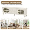 HDZNVF Modern TV Stand for TVs up to 75 Inches - 4 of 4