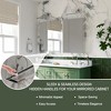 WYMC Medicine Cabinet with Mirrors, 48'' x 30'' Recessed/Wall Mounted Bathroom Cabinet, Adjustable Shelves, Soft-Close Hinge, Aluminum, Silver - 4 of 4