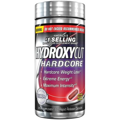 Hydroxycut Hardcore Dietary Supplement Capsules - 60ct