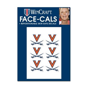 NCAA 2025 Face Decals 6pk - 1 of 3