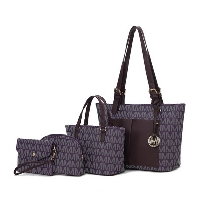MKF Collection Havenly Women’s Tote Bag, Mini Tote Bag, Pouch and Wallet by Mia K