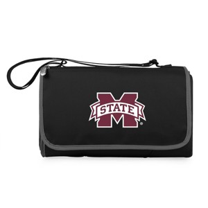 NCAA Mississippi State Bulldogs Blanket Tote Outdoor Picnic Blanket - Black - 1 of 4