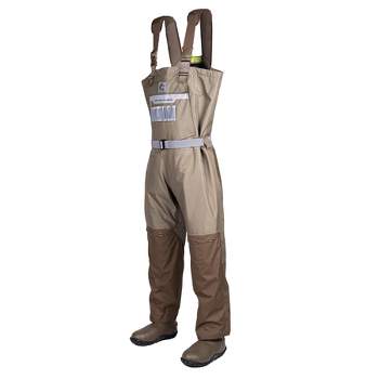 Gator Waders Men's Shield Insulated Pro Series Waders (Brown, King 14)