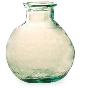 VivaTerra Oval Recycled Glass Balloon Vase, 12" - 1 of 1