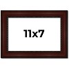 PosterPalooza | Photo Size Distressed Brown Picture Frame - UV Acrylic, Foam Board Backing, Hanging Hardware - 2 of 4