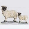 Transpac Resin Rustic Sheeps Set of 2 Home Decorations Easter - 2 of 2
