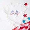 Simply Sage Market Flags Crossed Coquette Short Sleeve Tee - 3 of 4