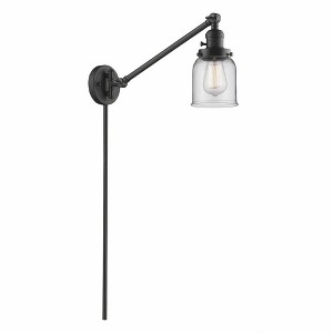 Bell - 1 Light Swing Arm Wall Sconce In Industrial Style-25 Inches Tall and 8 Inches Wide - 1 of 1