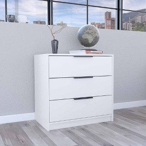 RISOKEYS 3 Drawers Dresser with 3 Wide Drawers,Object Decorative and Other Objects, ,for Bedroom and Living Room - 1 of 4