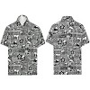 LA LEELA Mens Hawaiian Short Sleeve Button Down Shirt Men's Casual Shirts Vacation Tropical Beach Summer Party Shirts for Men Funny - 4 of 4