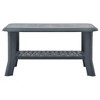 vidaXL Coffee Table, Green, 35.4"x23.6"x18.1", Plastic - 2 of 4