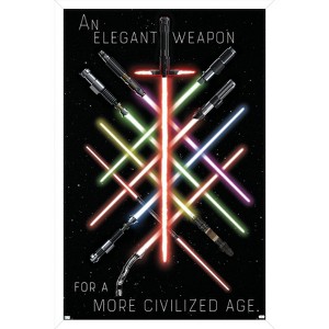 Trends International Star Wars - Lightsaber Group Framed Wall Poster Prints - 1 of 4