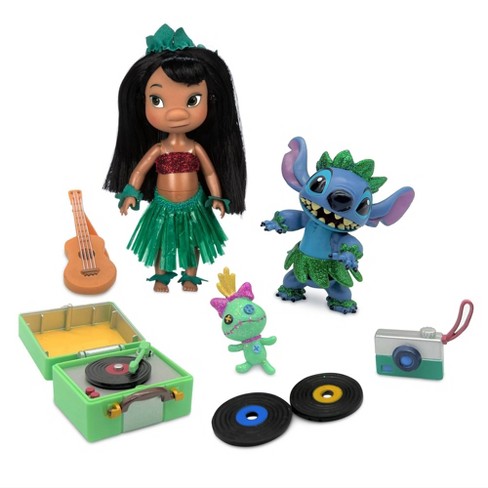 Disney Cartoon Lilo&Stitch Figure PVC Model Toy Collectible Full Set 5 Pieces