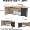 SAINTCY Modern Office Desk - 2 of 4