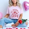 Simply Sage Market Women's All You Need Is Love Flower Short Sleeve Graphic Tee - 2 of 4