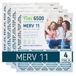 Filti 6500 Pleated High Capacity Home HVAC Furnace 14 x 24 x 1 MERV 11 Air Filter with Reduced Carbon Footprint and Nanofiber Technology (4 Pack)