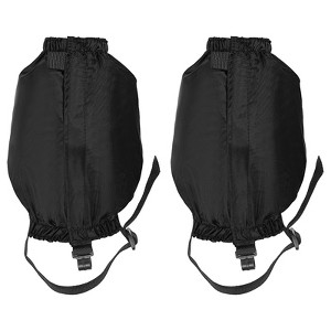 Unique Bargains Waterproof Adjustable Hiking Snow Boot Shoe Gaiters 1 Pair - 1 of 4