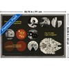 Trends International Star Wars: Moving At Lightspeed - Millennium Falcon Framed Wall Poster Prints - 3 of 4