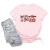 Merry Ornaments Quilted Print - Women's Short Sleeve Graphic T-Shirt - 2 of 4