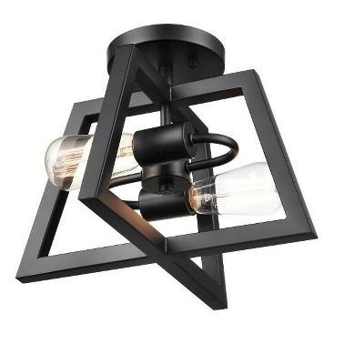 Millennium Lighting 2 - Light Flush Mount in  Matte Black