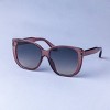 Women's Plastic Butterfly with Metal End Caps Sunglasses - A New Day™ Mauve: Medium Fit, UV Protection, Recycled Frame - 2 of 2