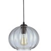 Chloe Lighting Cary Industrial-Style 1 Light Rubbed Bronze Ceiling Pendant 10" Wide - 3 of 3