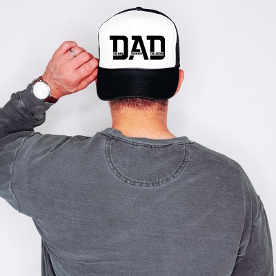 Simply Sage Market Dad The Legend Adult Foam Trucker Hat