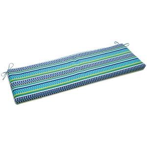 Blazing Needles, 57-inch by 19-inch Outdoor Spun Polyester Loveseat Cushion - 1 of 1